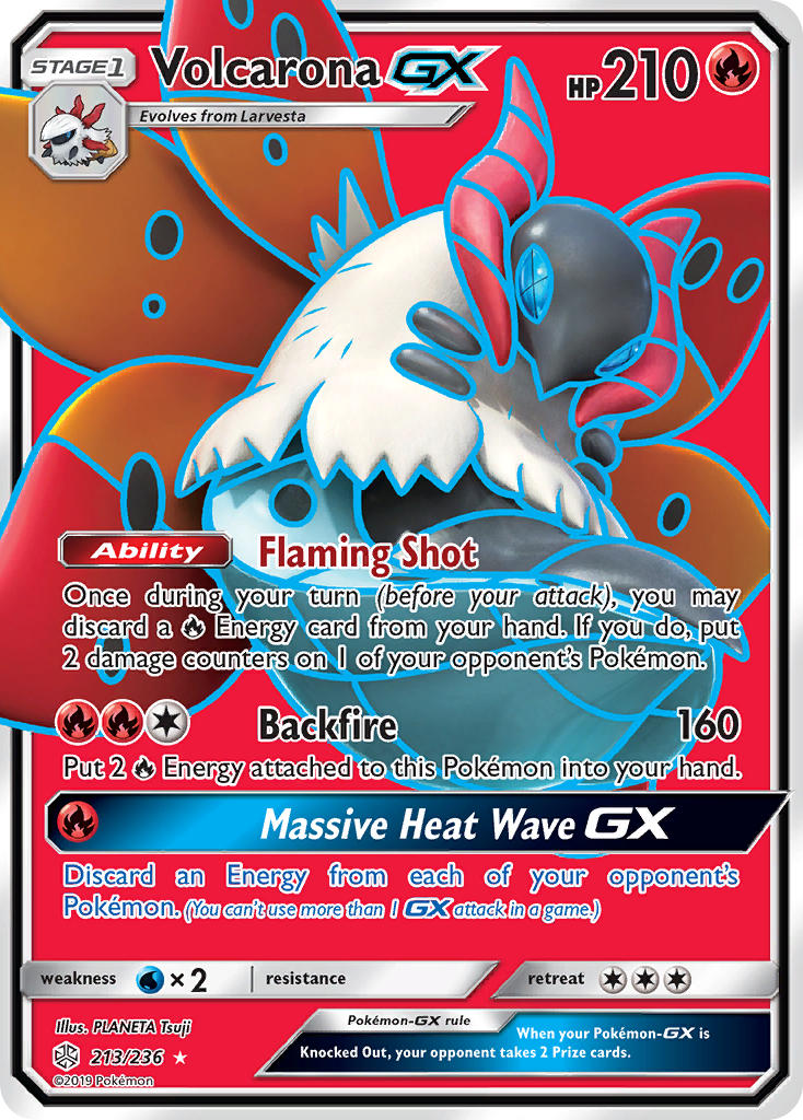 Volcarona GX (213/236) [Sun & Moon: Cosmic Eclipse] | Nerdhalla Games