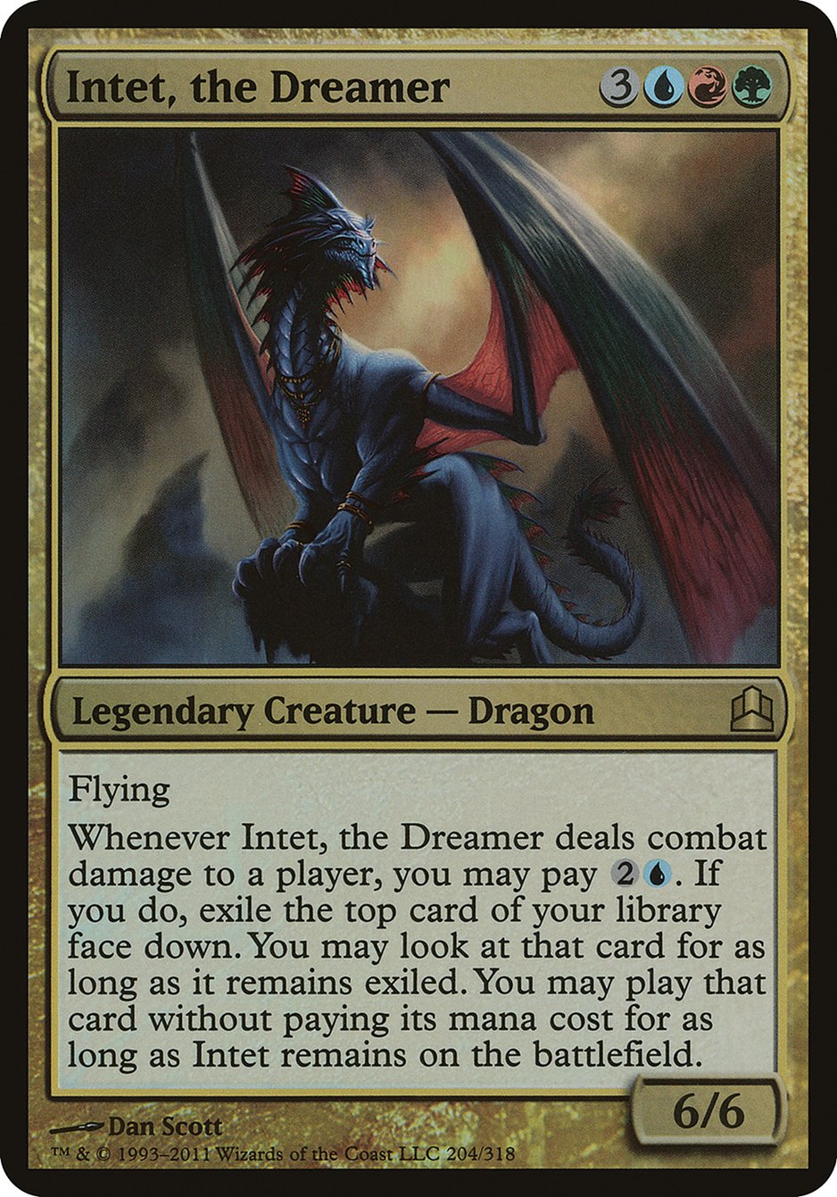 Intet, the Dreamer (Oversized) [Commander 2011 Oversized] | Nerdhalla Games