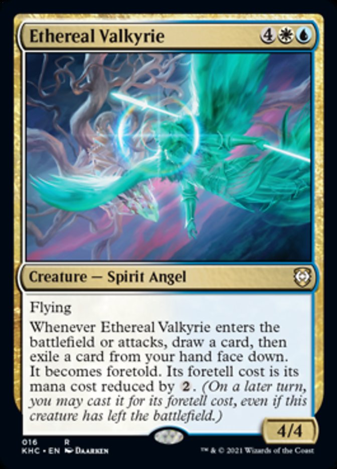 Ethereal Valkyrie [Kaldheim Commander] | Nerdhalla Games