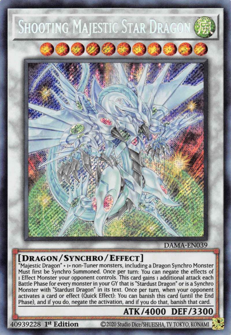 Shooting Majestic Star Dragon [DAMA-EN039] Starlight Rare | Nerdhalla Games