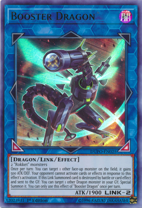 Booster Dragon [DUPO-EN025] Ultra Rare | Nerdhalla Games