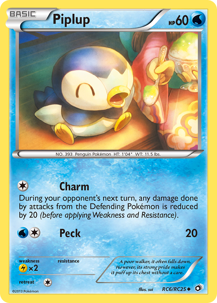 Piplup (RC6/RC25) [Black & White: Legendary Treasures] | Nerdhalla Games