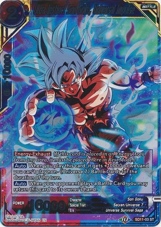 Ultra Instinct Son Goku, Universal Impulse (Gold Stamped) (Starter Deck Exclusive) (SD11-03) [Universal Onslaught] | Nerdhalla Games