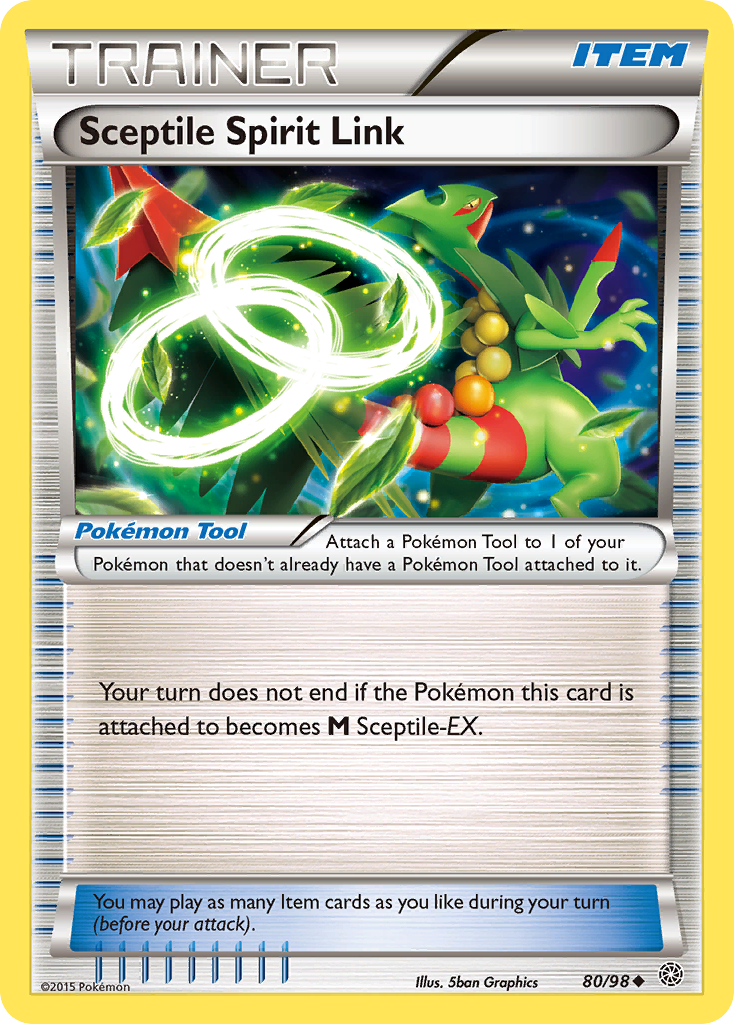 Sceptile Spirit Link (80/98) [XY: Ancient Origins] | Nerdhalla Games