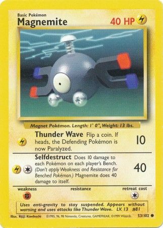 Magnemite (53/102) [Base Set Unlimited] | Nerdhalla Games