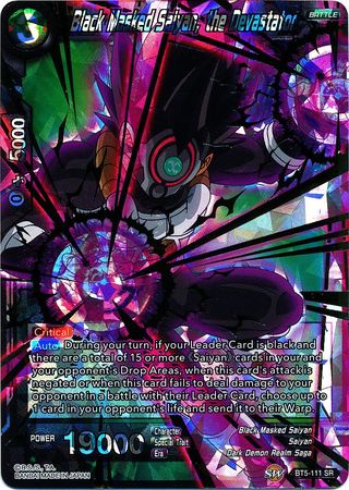 Black Masked Saiyan, the Devastator (BT5-111) [Miraculous Revival] | Nerdhalla Games