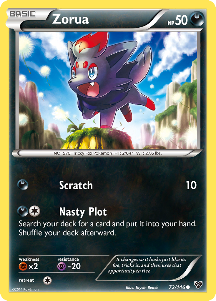 Zorua (72/146) [XY: Base Set] | Nerdhalla Games