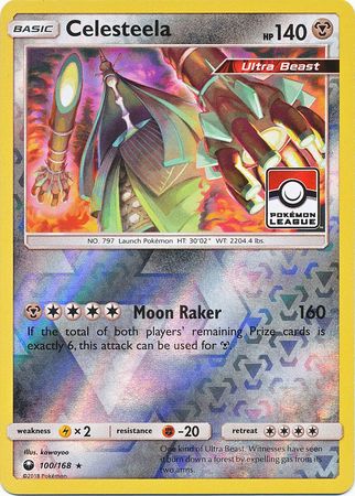 Celesteela (100/168) (League Promo) [Sun & Moon: Celestial Storm] | Nerdhalla Games