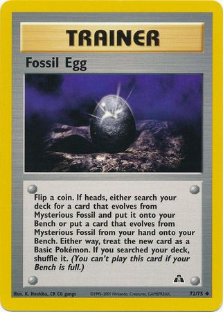 Fossil Egg (72/75) [Neo Discovery Unlimited] | Nerdhalla Games