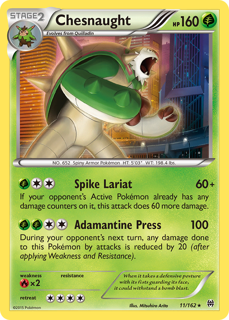 Chesnaught (11/162) [XY: BREAKthrough] | Nerdhalla Games