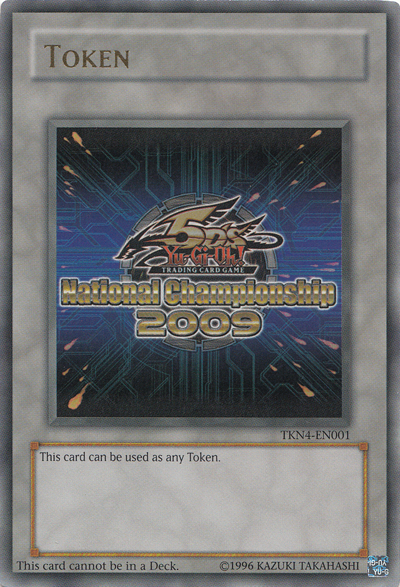 Yu-Gi-Oh 5D's 2009 National Championship Token [TKN4-EN001] Ultra Rare | Nerdhalla Games