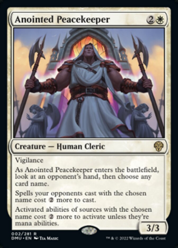 Anointed Peacekeeper [Dominaria United] | Nerdhalla Games