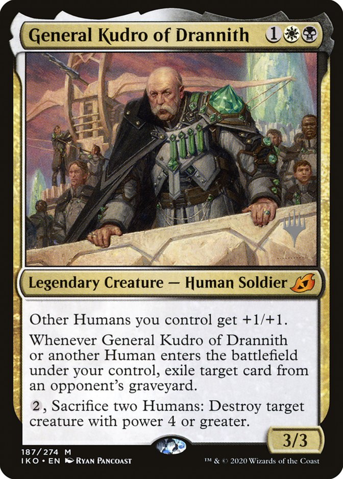 General Kudro of Drannith (Promo Pack) [Ikoria: Lair of Behemoths Promos] | Nerdhalla Games