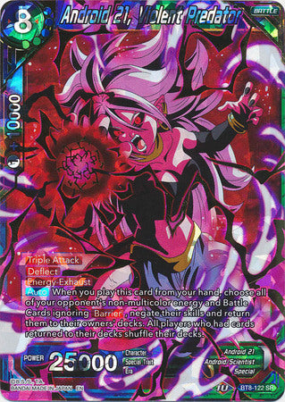 Android 21, Violent Predator [BT8-122] | Nerdhalla Games