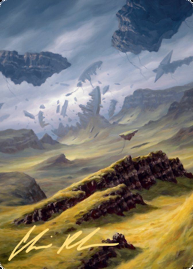 Plains 3 Art Card (Gold-Stamped Signature) [Zendikar Rising Art Series] | Nerdhalla Games