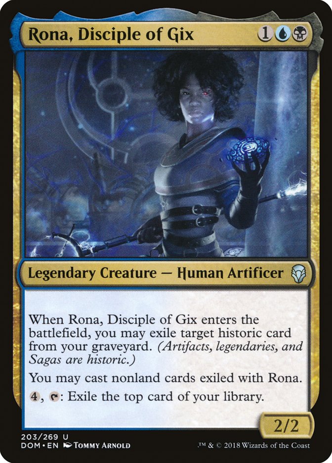 Rona, Disciple of Gix [Dominaria] | Nerdhalla Games