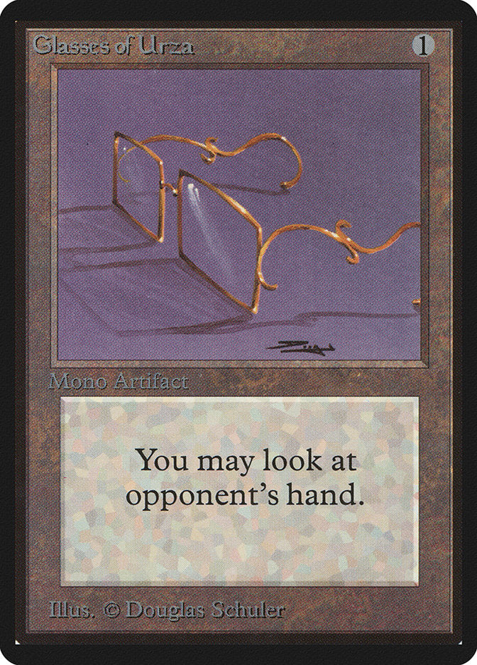 Glasses of Urza [Limited Edition Beta] | Nerdhalla Games