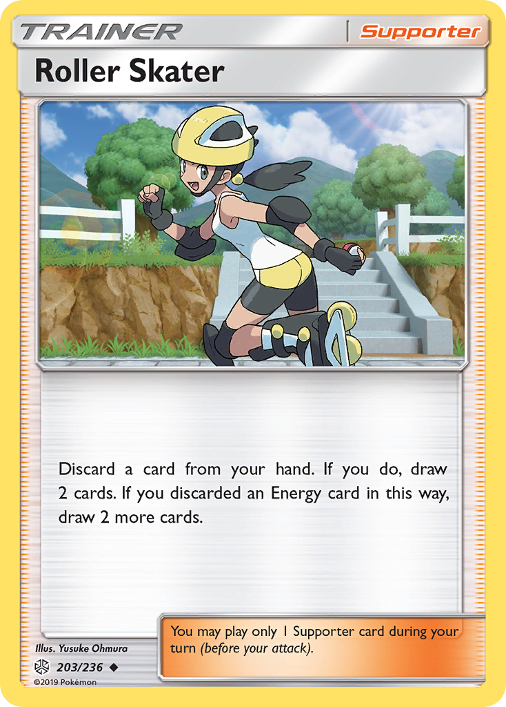 Roller Skater (203/236) [Sun & Moon: Cosmic Eclipse] | Nerdhalla Games