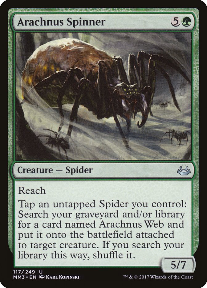 Arachnus Spinner [Modern Masters 2017] | Nerdhalla Games