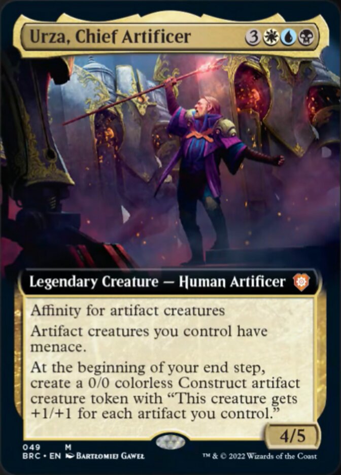 Urza, Chief Artificer (Extended Art) [The Brothers' War Commander] | Nerdhalla Games