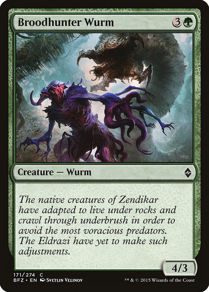 Broodhunter Wurm [Battle for Zendikar] | Nerdhalla Games