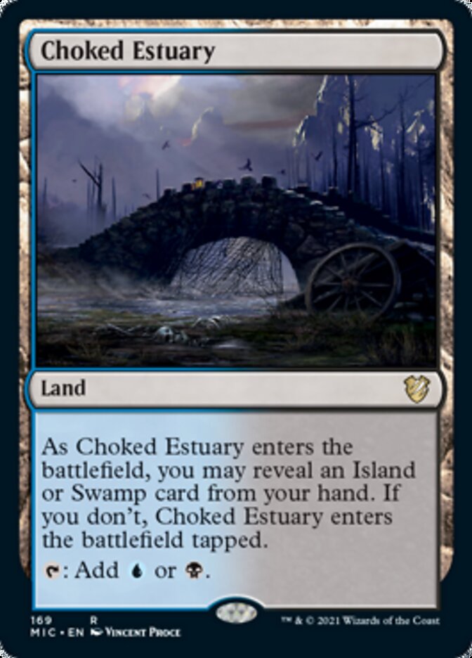 Choked Estuary [Innistrad: Midnight Hunt Commander] | Nerdhalla Games