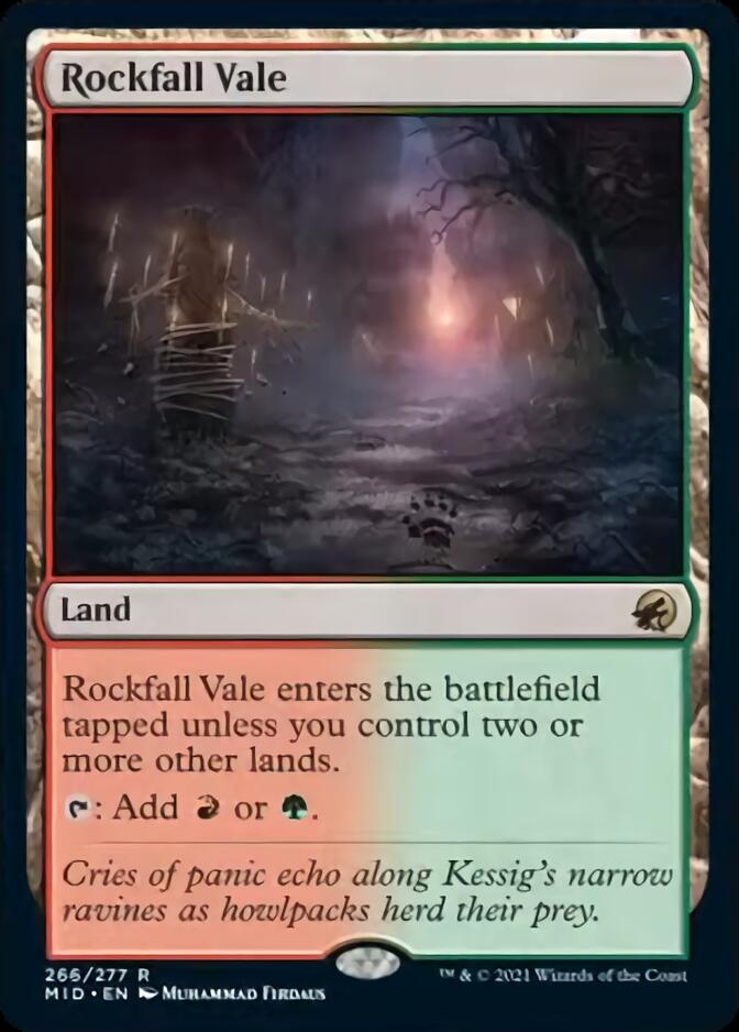 Rockfall Vale [Innistrad: Midnight Hunt] | Nerdhalla Games