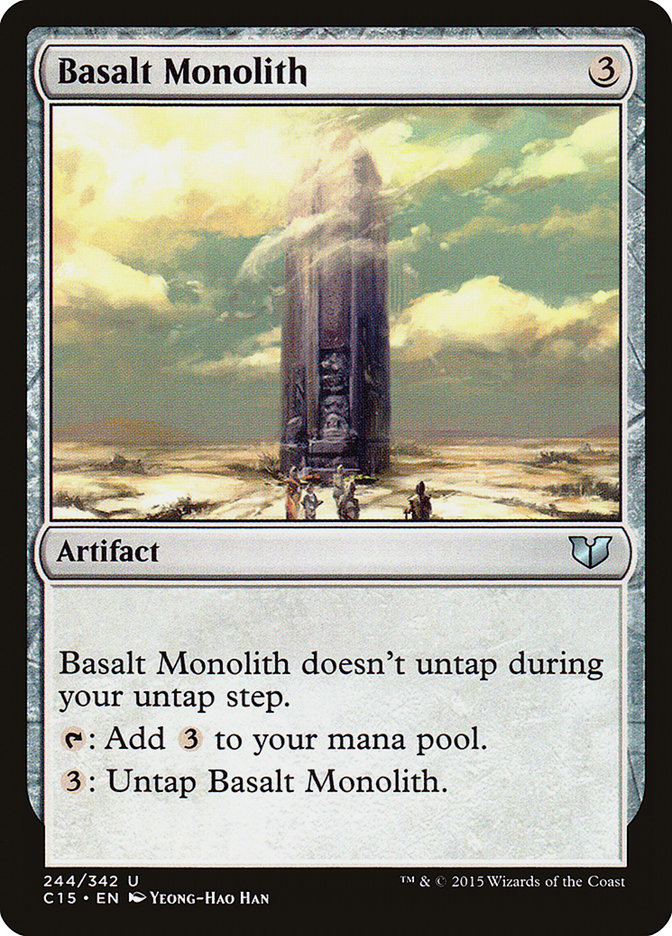 Basalt Monolith [Commander 2015] | Nerdhalla Games