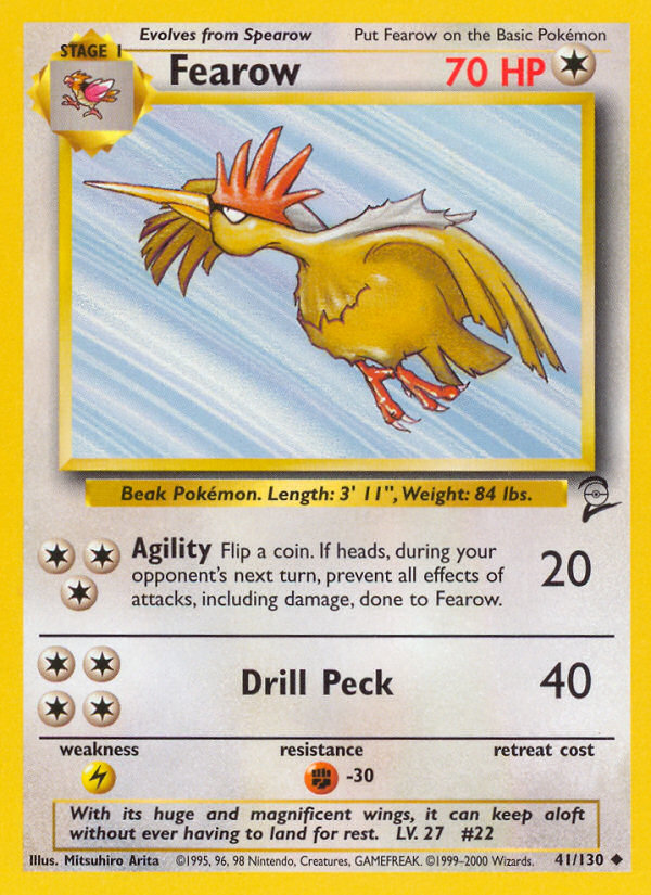 Fearow (41/130) [Base Set 2] | Nerdhalla Games