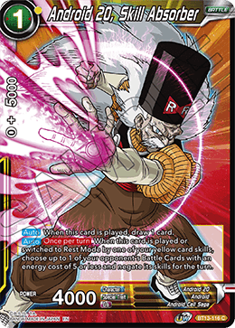 Android 20, Skill Absorber (Common) [BT13-116] | Nerdhalla Games