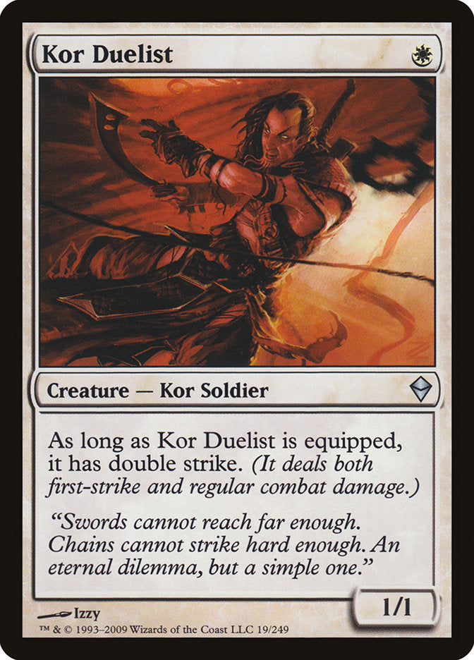 Kor Duelist [Zendikar] | Nerdhalla Games