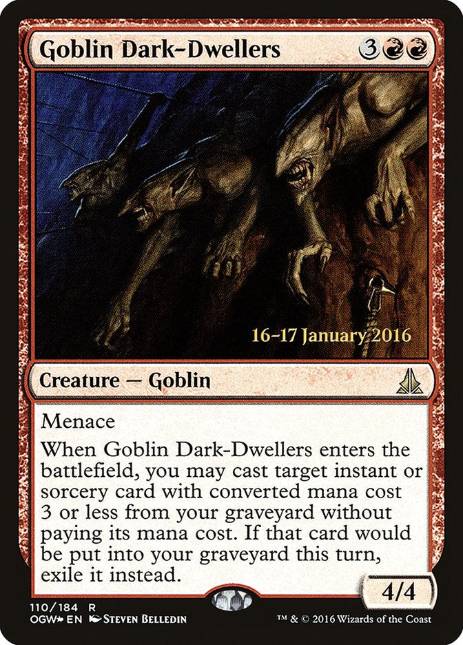 Goblin Dark-Dwellers [Oath of the Gatewatch Prerelease Promos] | Nerdhalla Games