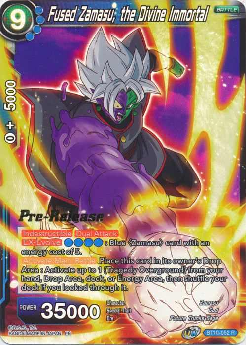 Fused Zamasu, the Divine Immortal (BT10-052) [Rise of the Unison Warrior Prerelease Promos] | Nerdhalla Games