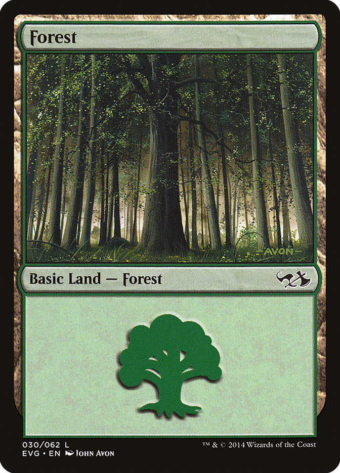 Forest (30) (Elves vs. Goblins) [Duel Decks Anthology] | Nerdhalla Games