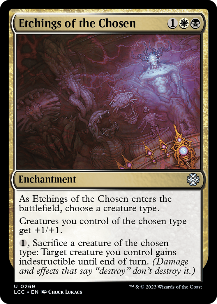 Etchings of the Chosen [The Lost Caverns of Ixalan Commander] | Nerdhalla Games