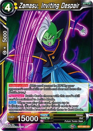 Zamasu, Inviting Despair [BT7-092] | Nerdhalla Games