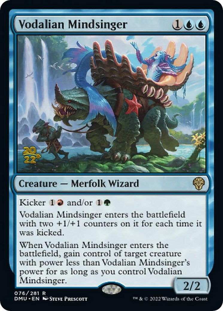 Vodalian Mindsinger [Dominaria United Prerelease Promos] | Nerdhalla Games