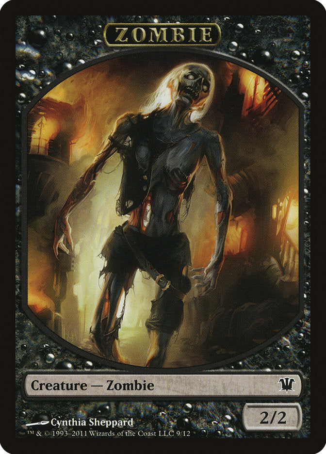 Zombie (9/12) [Innistrad Tokens] | Nerdhalla Games