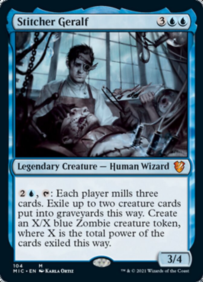 Stitcher Geralf [Innistrad: Midnight Hunt Commander] | Nerdhalla Games