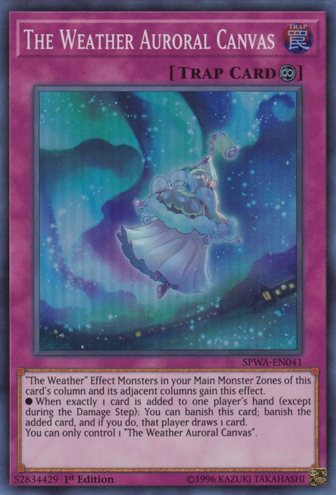 The Weather Auroral Canvas [SPWA-EN041] Super Rare | Nerdhalla Games