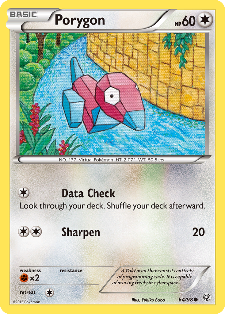 Porygon (64/98) [XY: Ancient Origins] | Nerdhalla Games