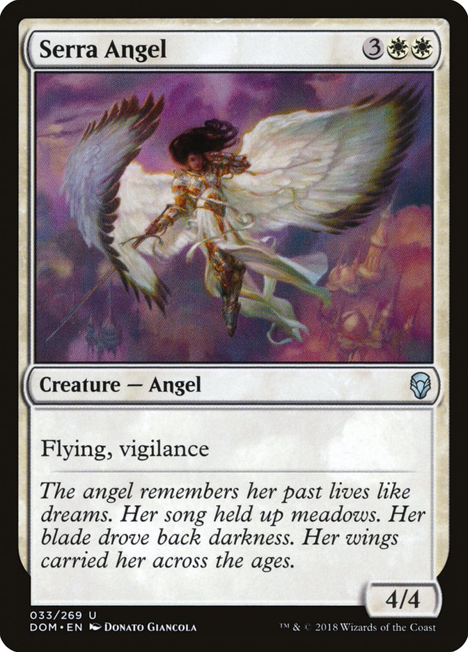 Serra Angel [Dominaria] | Nerdhalla Games