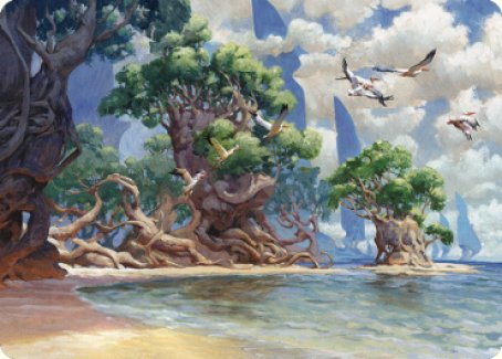 Yavimaya Coast Art Card [Dominaria United Art Series] | Nerdhalla Games