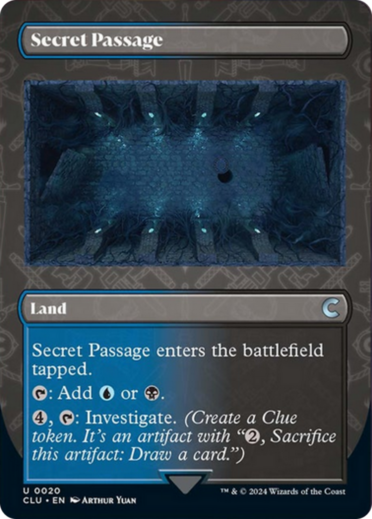 Secret Passage (Borderless) [Ravnica: Clue Edition] | Nerdhalla Games