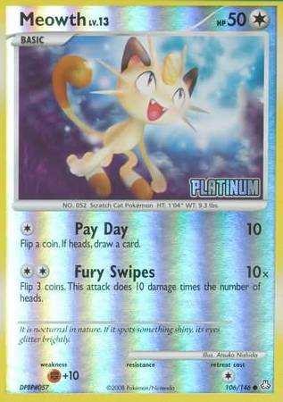 Meowth (106/146) [Burger King Promos: 2009 Collection] | Nerdhalla Games