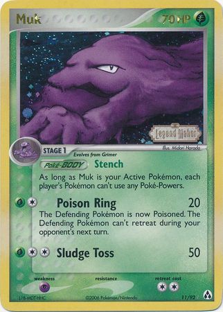 Muk (11/92) (Stamped) [EX: Legend Maker] | Nerdhalla Games