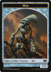 Myr // Pentavite Double-sided Token [Commander 2014 Tokens] | Nerdhalla Games