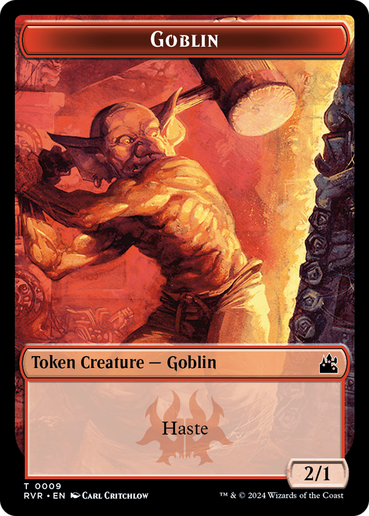 Goblin Token (0009) [Ravnica Remastered Tokens] | Nerdhalla Games