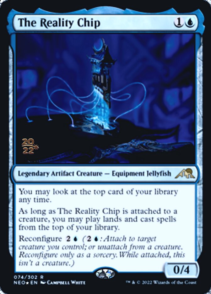 The Reality Chip [Kamigawa: Neon Dynasty Prerelease Promos] | Nerdhalla Games