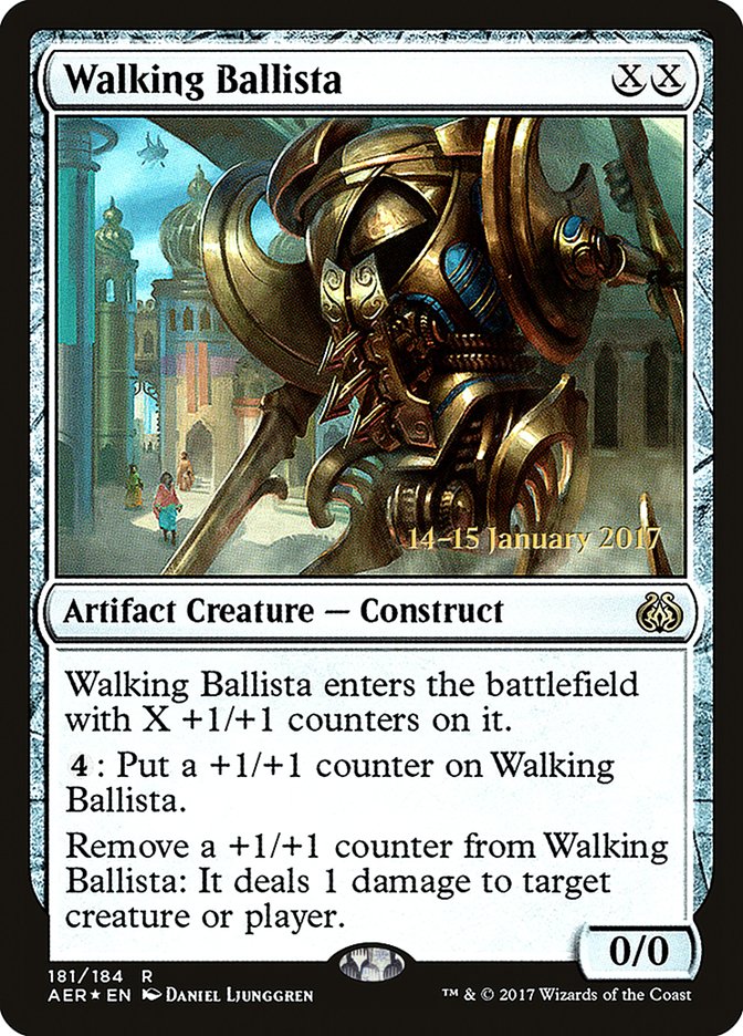 Walking Ballista  [Aether Revolt Prerelease Promos] | Nerdhalla Games